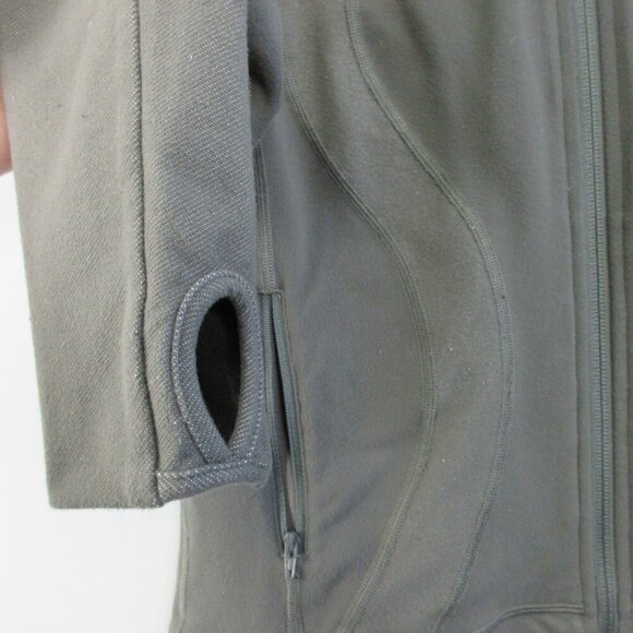 Lululemon Women Define Jacket 6 Green Thumbholes Activewear Stretch Outdoor - Picture 6 of 9